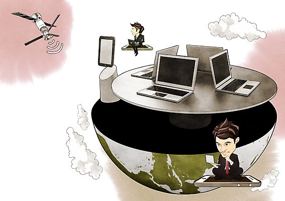 전신 PSD 남자 일러스트 통신 모바일 무선통신 정보기술 사람 앉기 20대 성인 두명 노트북 스마트폰 핸드폰 컴퓨터 통신기기 인공위성 정보 비즈니스맨 전화기 스마트 와이파이 편리함 남자만 성인남자만 청년만 청년남자만 성인만 국내일러스트 컨셉 비즈니스 모션 기술 청년 전자제품 스마트기기 기계 직장인 무선인터넷 파일형식