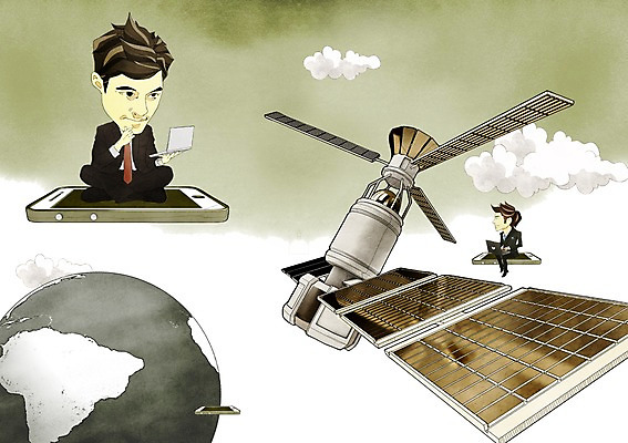 전신 PSD 남자 지구 일러스트 비즈니스 통신 모바일 무선통신 정보기술 사람 앉기 정장 20대 성인 두명 노트북 스마트폰 핸드폰 컴퓨터 통신기기 인공위성 정보 비즈니스맨 전화기 스마트 태양에너지 편리함 남자만 성인남자만 청년만 청년남자만 성인만 국내일러스트 옷 컨셉 모션 기술 청년 전자제품 스마트기기 기계 직장인 그린에너지 파일형식