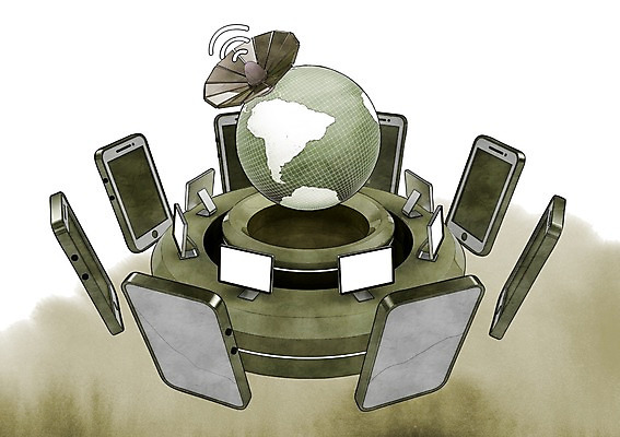 PSD 지구 일러스트 통신 탁자 모바일 무선통신 안테나 정보기술 사람없음 스마트폰 핸드폰 모니터 통신기기 정보 전화기 스마트 책상 편리함 국내일러스트 가구 컨셉 기술 전자제품 스마트기기 컴퓨터 기계 파일형식