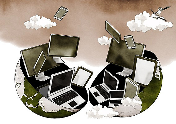 PSD 지구 일러스트 통신 모바일 무선통신 정보기술 사람없음 노트북 전자제품 스마트폰 핸드폰 컴퓨터 태블릿 스크린 모니터 통신기기 터치 정보 전화기 스마트 편리함 국내일러스트 컨셉 기술 스마트기기 기계 파일형식