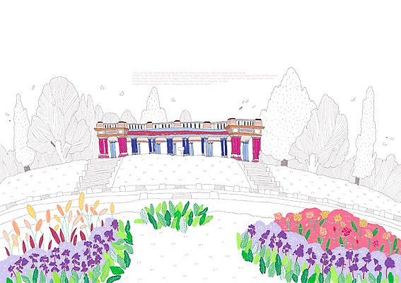 PSD 식물 해외 건축물 사계절 계절 건축 꽃 해외여행 여행 백그라운드 일러스트 풍경 사람없음 관광지 계단 미국 봄 세계여행 세계명소 봄배경 국내일러스트 북아메리카 세계 파일형식