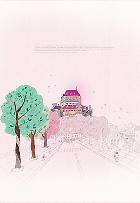 PSD 나무 식물 해외 건축물 사계절 계절 건축 길 해외여행 여행 백그라운드 캐나다 일러스트 호텔 거리 풍경 여러명 관광지 봄 세계여행 횡단보도 세계명소 봄배경 국내일러스트 다수 북아메리카 숙소 사람 세계 보행로 파일형식