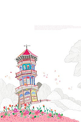 PSD 나무 식물 해외 건축물 사계절 계절 건축 꽃 해외여행 여행 백그라운드 일러스트 풍경 사람없음 관광지 미국 봄 세계여행 세계명소 메릴랜드 봄배경 국내일러스트 북아메리카 세계 파일형식