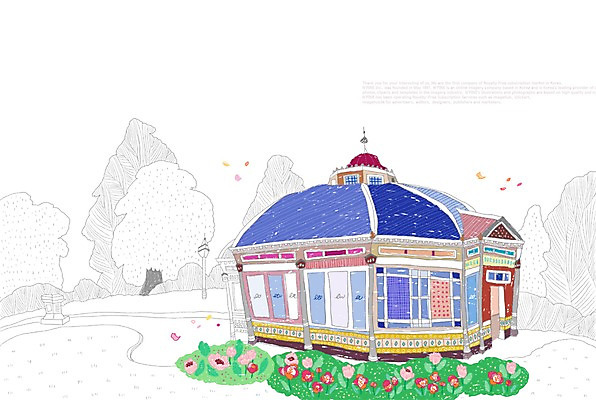 PSD 나무 식물 해외 건축물 사계절 계절 건축 꽃 해외여행 여행 백그라운드 일러스트 풍경 사람없음 관광지 정원 봄 세계여행 호주 세계명소 봄배경 국내일러스트 세계 오세아니아 파일형식