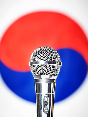 포토 JPG 스튜디오촬영 음향기기 실내 사람없음 아웃포커스 태극기 강의 투표 선거 사회이슈 마이크 진행 국내포토 컨셉 촬영기법 내부 전자제품 국기 민주주의 파일형식