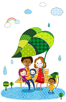 전신 PSD 나무 식물 구름 여자 남자 딸 행복 아들 어린이 무지개 잎 무늬 패턴 벤치 의자 일러스트 우산 가족 엄마 날씨 함께함 서기 미소 웃음 사람 앉기 소녀 소년 여러명 성인 부모 물방울무늬 화목 다정 자녀 원형 비 아빠 빗방울 다문화 다문화사회 다문화가정 국내일러스트 자연요소 도형 감정 가구 다수 컨셉 관계 모션 표정 비_날씨 사회_공동체 사회이슈 파일형식