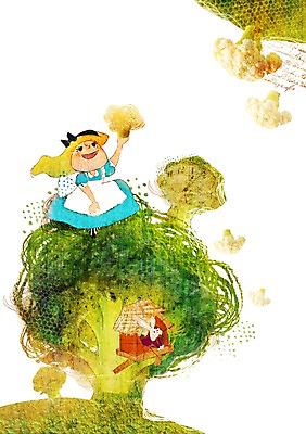 전신 PSD 동물 여자 어린이 시계 채소 일러스트 상상 주택 상상일러스트 한명 미소 웃음 사람 앉기 소녀 판타지 토끼 브로콜리 여자만 여자한명만 어린이만 소녀만 소녀한명만 국내일러스트 1 포유류 모션 표정 건물 반려동물 파일형식