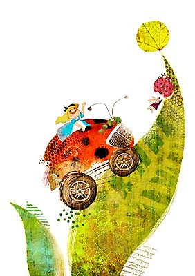 PSD 식물 동물 여자 어린이 잎 일러스트 상상 자동차 상상일러스트 한명 미소 웃음 사람 손짓 소녀 판타지 토끼 바퀴 벌레 더듬이 무당벌레 여자만 여자한명만 어린이만 소녀만 소녀한명만 국내일러스트 1 육상교통 곤충 포유류 모션 표정 반려동물 파일형식