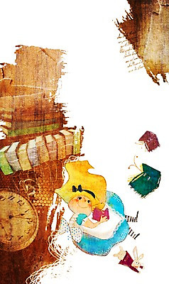 전신 PSD 동물 여자 어린이 시계 일러스트 상상 책장 상상일러스트 한명 미소 웃음 사람 소녀 책 판타지 토끼 여자만 여자한명만 어린이만 소녀만 소녀한명만 국내일러스트 1 가구 포유류 표정 반려동물 파일형식