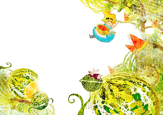 전신 PSD 식물 동물 여자 열매 어린이 과일 일러스트 상상 수박 상상일러스트 한명 서기 미소 웃음 사람 소녀 판타지 수확 토끼 덩굴 여자만 여자한명만 어린이만 소녀만 소녀한명만 국내일러스트 1 농업 포유류 모션 표정 반려동물 파일형식