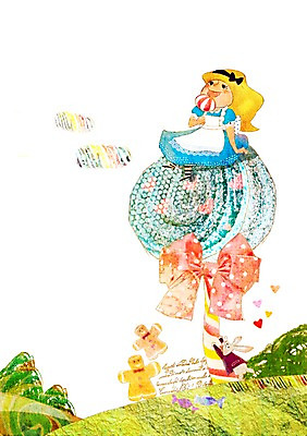 전신 PSD 동물 여자 리본 어린이 일러스트 상상 막대사탕 사탕 상상일러스트 한명 미소 웃음 사람 앉기 소녀 판타지 쿠키 과자 토끼 여자만 여자한명만 어린이만 소녀만 소녀한명만 국내일러스트 1 포유류 모션 디저트 표정 반려동물 파일형식