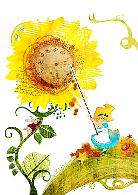 전신 PSD 식물 동물 여자 꽃 별 어린이 시계 무지개 잎 일러스트 상상 해바라기 상상일러스트 한명 서기 미소 웃음 사람 소녀 판타지 토끼 덩굴 여자만 여자한명만 어린이만 소녀만 소녀한명만 국내일러스트 자연요소 1 포유류 모션 표정 반려동물 파일형식