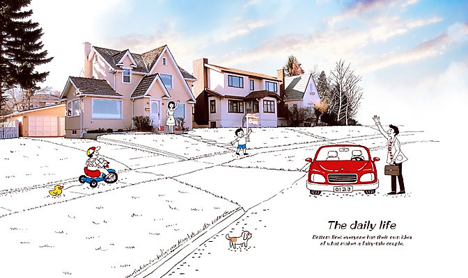 PSD 나무 식물 구름 편집이미지 라이프스타일 여자 남자 백그라운드 가족 자동차 포토일러 하늘 주택 합성일러스트 미소 웃음 사람 풍경 여러명 성인 건물 라이프 자전거 인사 성인만 이미지편집 자연요소 건축물 육상교통 다수 관계 표정 생활 바이크 예절 파일형식