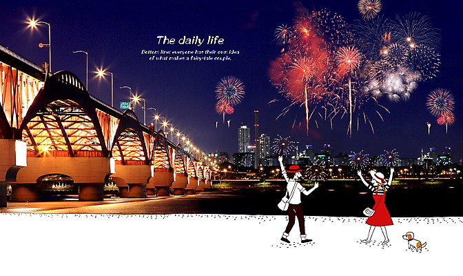 PSD 동물 편집이미지 라이프스타일 커플 여자 남자 한쌍 백그라운드 야경 데이트 포토일러 불꽃놀이 합성일러스트 미소 웃음 사람 이벤트 빌딩 성인 두명 건물 라이프 강 축제 쌍 개 저녁 한강 가교 성인만 지역축제 대한민국축제 이미지편집 건축물 포유류 관계 놀이 서울 표정 생활 야간 랜드마크 파일형식 풍경_경치