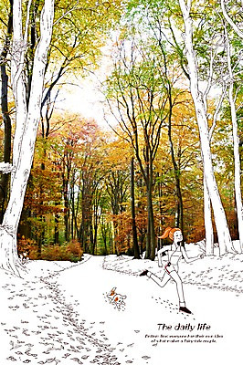 PSD 나무 식물 동물 편집이미지 라이프스타일 여자 길 백그라운드 포토일러 거리 합성일러스트 한명 미소 웃음 사람 풍경 성인 라이프 달리기 조깅 운동 산책 산책로 개 숲 여자만 여자한명만 성인여자만 성인만 이미지편집 1 포유류 모션 휴식 표정 건강 생활 파일형식