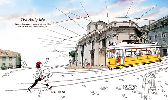 PSD 구름 편집이미지 라이프스타일 커플 여자 남자 길 한쌍 백그라운드 데이트 포토일러 하늘 주택 합성일러스트 미소 웃음 사람 풍경 빌딩 여러명 성인 건물 라이프 도시 쌍 전차 성인만 이미지편집 자연요소 건축물 육상교통 다수 관계 대중교통 표정 생활 파일형식