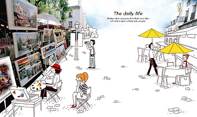 PSD 편집이미지 라이프스타일 커플 여자 남자 길 한쌍 백그라운드 의자 데이트 탁자 포토일러 거리 합성일러스트 미술 미소 웃음 사람 풍경 빌딩 여러명 성인 건물 라이프 파라솔 쌍 그림 화가 성인만 이미지편집 직업 건축물 가구 다수 관계 문화예술 표정 생활 파일형식