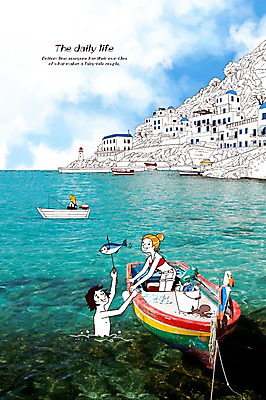 PSD 편집이미지 라이프스타일 커플 여자 남자 한쌍 바다 백그라운드 데이트 포토일러 낚시 등대 합성일러스트 어류 미소 웃음 사람 풍경 빌딩 여러명 성인 해변 건물 라이프 쌍 나룻배 선박 성인만 이미지편집 건축물 다수 수상교통 배_교통 관계 레저 표정 생활 수중동물 파일형식