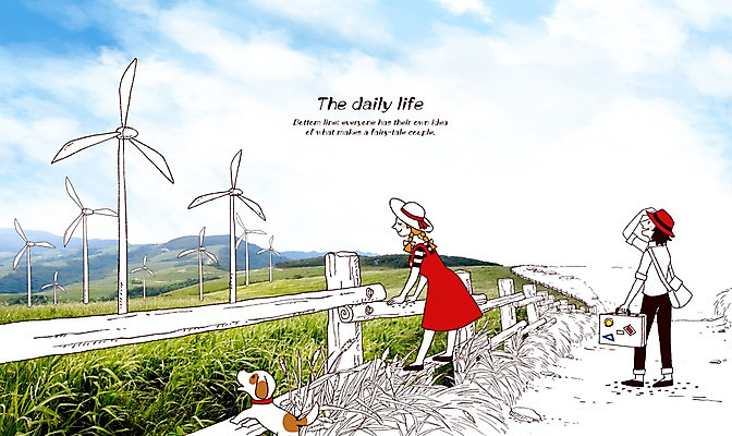 PSD 식물 동물 구름 편집이미지 라이프스타일 커플 여자 남자 한쌍 백그라운드 데이트 포토일러 하늘 합성일러스트 미소 웃음 사람 풍경 잔디 초원 성인 두명 라이프 울타리 풍차 에너지 쌍 풀 풍력에너지 개 풍력기 성인만 이미지편집 자연요소 포유류 관계 표정 생활 담장 그린에너지 파일형식