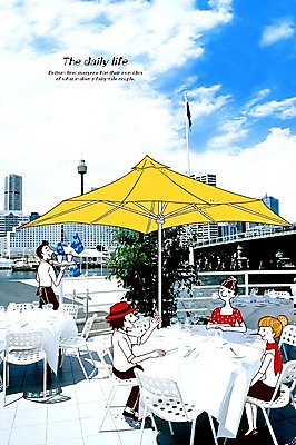 PSD 구름 편집이미지 라이프스타일 커플 여자 남자 한쌍 백그라운드 의자 데이트 탁자 포토일러 하늘 합성일러스트 미소 웃음 사람 풍경 빌딩 여러명 성인 건물 라이프 카페 파라솔 쌍 웨이터 선박 성인만 이미지편집 자연요소 직업 건축물 가구 다수 수상교통 관계 표정 생활 상점 파일형식