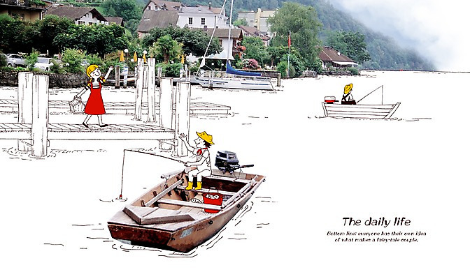 PSD 나무 식물 편집이미지 라이프스타일 커플 여자 남자 호수 한쌍 백그라운드 데이트 포토일러 낚시 합성일러스트 미소 웃음 사람 풍경 여러명 성인 라이프 항구 쌍 낚싯대 나룻배 선박 성인만 이미지편집 다수 수상교통 배_교통 관계 교통시설 레저 표정 생활 낚시용품 파일형식