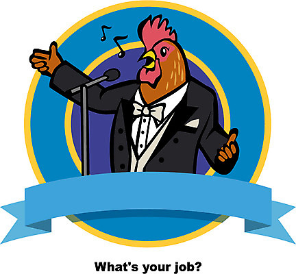 동물 직업 캐릭터 배너 리본 음표 일러스트 노래 조류 프레임 직업캐릭터 틀 손짓 사람없음 가수 닭 끈 마이크 성악가 성악 일러캐릭터 AI파일 기호 음악 음향기기 모션 음악가 파일형식 벡터