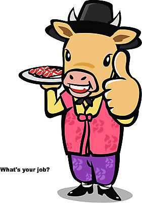 동물 캐릭터 일러스트 홍보캐릭터 포유류 육류 미소 웃음 손짓 사람없음 요식업 최고 소 전통의상 한복 한우 육식 일러캐릭터 AI파일 한국전통 전통 산업 식재료 모션 표정 소고기 파일형식 벡터