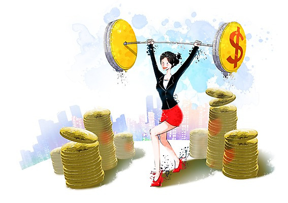 전신 PSD 여자 돈 일러스트 비즈니스 한명 서기 미소 웃음 사람 정장 빌딩 성인 건물 운동 운동기구 동전 직장인 비즈니스우먼 역기 역도 여자만 여자한명만 성인여자만 성인만 국내일러스트 직업 1 건축물 옷 스포츠 모션 표정 건강 헬스 재산 파일형식