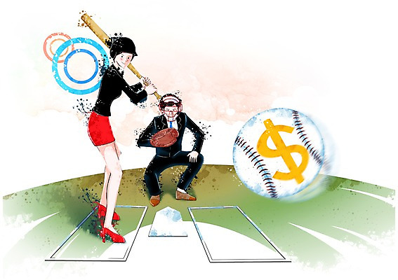 전신 PSD 기호 여자 남자 스포츠 포즈 일러스트 비즈니스 공 넥타이 서기 미소 웃음 사람 앉기 정장 성인 두명 운동 달러 야구 야구방망이 방망이 직장인 비즈니스맨 비즈니스우먼 화폐기호 야구공 단위 성인만 국내일러스트 직업 문자 잡화 옷 돈 모션 표정 건강 구기 야구용품 화폐 파일형식