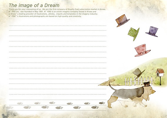 PSD 동물 템플릿 모자 선 줄 포유류 상상 문구용품 프레임 틀 사람없음 울타리 판타지 공백 꿈 우체통 이메일 개 강아지 발자국 편지 우편물 중절모 편지지 레터폼 언덕 보관함 마술사모자 반려 이미지템플릿 모자_잡화 잡화 자국 담장 반려동물 오브젝트 파일형식