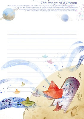 PSD 템플릿 선 줄 상상 문구용품 프레임 틀 사람없음 판타지 우주 공백 꿈 거울 행성 편지 편지지 레터폼 종이배 분화구 이미지템플릿 오브젝트 화산 종이접기 파일형식