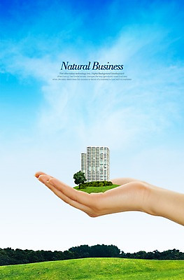 PSD 나무 식물 구름 편집이미지 손 하늘 주택 한명 사람 손짓 빌딩 잔디 건물 신체부위 모형 미니어처 이미지편집 자연요소 1 건축물 모션 파일형식