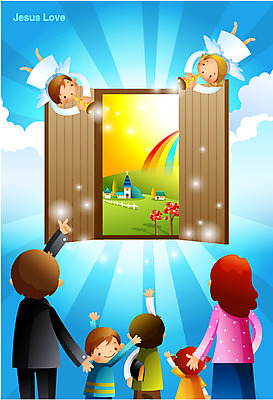 나무 구름 여자 남자 딸 행복 기독교 종교 아들 어린이 악기 백그라운드 무지개 일러스트 창문 가족 엄마 천사 미소 웃음 사람 소녀 소년 잔디 여러명 성인 부모 교회 믿음 희망 자녀 아빠 나팔 교인 국내일러스트 AI파일 자연요소 식물 감정 음악 다수 관계 종교건축 표정 건물 파일형식 벡터