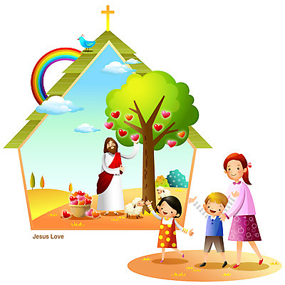 나무 식물 동물 구름 여자 남자 행복 기독교 종교 어린이 백그라운드 십자가 무지개 일러스트 포유류 조류 미소 웃음 사람 소녀 소년 여러명 성인 교회 바구니 믿음 희망 양 예수 국내일러스트 AI파일 자연요소 감정 다수 종교건축 표정 건물 신_종교 파일형식 벡터