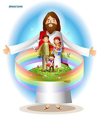 식물 동물 여자 남자 딸 행복 기독교 종교 아들 어린이 백그라운드 무지개 일러스트 가족 조류 엄마 사랑 미소 웃음 사람 소녀 소년 잔디 여러명 성인 부모 믿음 희망 자녀 하트 예수 아빠 국내일러스트 AI파일 자연요소 모양 감정 다수 관계 표정 신_종교 파일형식 벡터