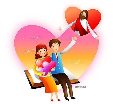 여자 남자 행복 기독교 종교 백그라운드 일러스트 사랑 미소 웃음 사람 여러명 성인 책 믿음 성경 희망 하트 예수 성인만 국내일러스트 AI파일 모양 감정 다수 종교용품 표정 신_종교 파일형식 벡터