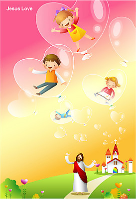 식물 여자 남자 꽃 행복 기독교 종교 어린이 백그라운드 십자가 일러스트 미소 웃음 사람 소녀 소년 잔디 여러명 성인 교회 믿음 희망 물방울 예수 공기방울 국내일러스트 AI파일 감정 다수 종교건축 표정 건물 신_종교 파일형식 벡터