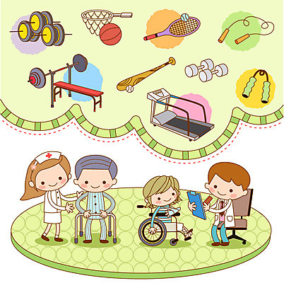 여자 남자 의자 일러스트 의학 근육 농구공 건강 미소 웃음 사람 여러명 성인 치료 건강관리 아령 진료 간호사 의사 야구방망이 테니스라켓 도움 보호 질병 테니스공 골대 복지 야구공 휠체어 질병관리 줄넘기 런닝머신 농구대 근육통 보조기구 서류판 악력기 성인만 국내일러스트 AI파일 가구 다수 컨셉 공 농구 표정 관리 운동 사무용품 운동기구 고통 의료진 테니스 야구용품 기구 라켓 테니스용품 사회이슈 파일형식 벡터