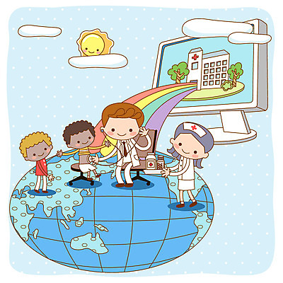 외국인 나무 식물 구름 해외 문양 여자 남자 지구 흑인 무늬 의자 일러스트 의학 청진기 건강 병원 미소 웃음 사람 여러명 성인 치료 태양 약 건강관리 모니터 물방울무늬 진료 간호사 의사 봉사 도움 보호 질병 복지 질병관리 오지 의료봉사 성인만 국내일러스트 AI파일 자연요소 서양인 가구 다수 컨셉 의료기기 표정 관리 인종 컴퓨터 의료진 사회이슈 파일형식 벡터