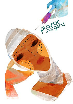 PSD 우먼라이프 라이프스타일 손 여자 얼굴 일러스트 주사기 한명 성인 라이프 신체부위 뷰티 머리 변화 성형수술 붕대 팔 보톡스 성인만 국내일러스트 1 컨셉 의료기기 사람 생활 수술 파일형식