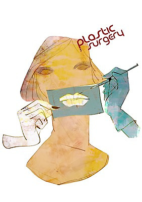 PSD 우먼라이프 라이프스타일 손 여자 얼굴 일러스트 주사기 한명 사람 상반신 성인 라이프 신체부위 뷰티 머리 입 변화 성형수술 입술 성인만 국내일러스트 1 컨셉 의료기기 생활 수술 파일형식