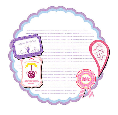 알파벳 영어 기념일 리본 선 줄 스티커 일러스트 이벤트 사람없음 꼬리표 라벨 물방울무늬 줄무늬 축하 메모지 끈 원형 생일파티 생일 편지 편지지 생일축하 국내일러스트 AI파일 도형 문자 컨셉 무늬 프레임 사무용품 파일형식 벡터