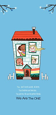 PSD 외국인 나무 식물 여자 남자 어린이 일러스트 창문 주택 함께함 미소 웃음 사람 소녀 소년 여러명 울타리 문 나뭇가지 다문화 어린이세상 다인종 소통 어린이만 국내일러스트 다수 컨셉 표정 인종 건물 담장 사회이슈 파일형식