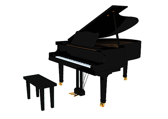 PSD 편집이미지 악기 음악 컬러 의자 사람없음 그래픽 3D소스 3D 검은색 건반 피아노 건반악기 입체 오브젝트 그랜드피아노 스툴 편집소스 편집3D 가구 문화예술 디지털합성 파일형식