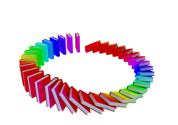 PSD 편집이미지 교재 사람없음 그래픽 간행물 책 컬러풀 3D소스 3D 교양 정보 원형 입체 오브젝트 여러권 넘어짐 도미노 편집소스 쓰러짐 편집3D 도형 교육 컬러 다수 모션 디지털합성 파일형식