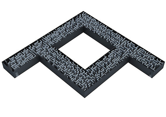 PSD 편집이미지 길 사람없음 그래픽 3D소스 3D 입체 미로 길찾기 미로찾기 복잡 어려움 편집소스 편집3D 컨셉 디지털합성 파일형식