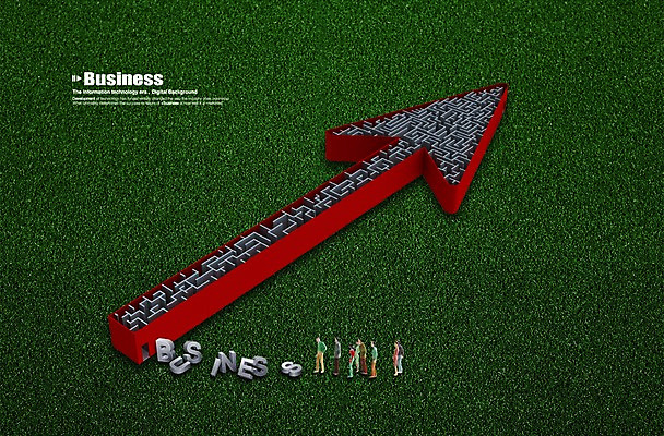PSD 식물 편집 편집이미지 화살표 백그라운드 비즈니스 화살 잔디 초원 사람없음 3D 모형 피규어 풀 방향 미로 편집3D 미니어처 디지털합성 파일형식