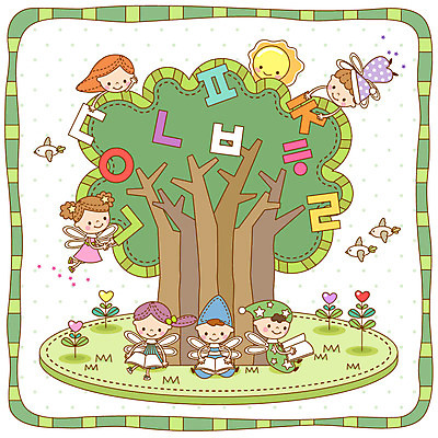 나무 식물 동물 여자 어린이교육 교육 남자 꽃 어린이 백그라운드 일러스트 조류 천사 프레임 함께함 틀 미소 웃음 사람 소녀 소년 잔디 여러명 한글 책 친구 단어 물방울무늬 즐거움 한글교육 소통 어린이만 국내일러스트 AI파일 문자 감정 다수 컨셉 무늬 관계 표정 파일형식 벡터