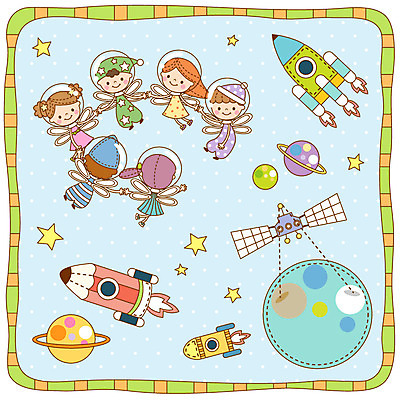 여자 어린이교육 교육 남자 별 어린이 여행 백그라운드 일러스트 천사 프레임 함께함 틀 미소 웃음 사람 소녀 소년 여러명 친구 우주 물방울무늬 행성 인공위성 로켓 우주선 즐거움 우주여행 소통 어린이만 국내일러스트 AI파일 자연요소 감정 다수 컨셉 무늬 통신 관계 표정 파일형식 벡터