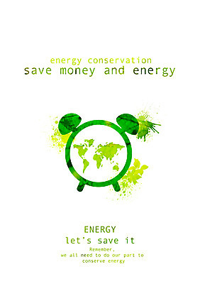 PSD 식물 캠페인 시계 잎 일러스트 사람없음 초록색 에너지 자명종 시간 절약 그린에너지 사회이슈 에너지절약 괘종시계 절약생활 국내일러스트 컬러 컨셉 알람 파일형식